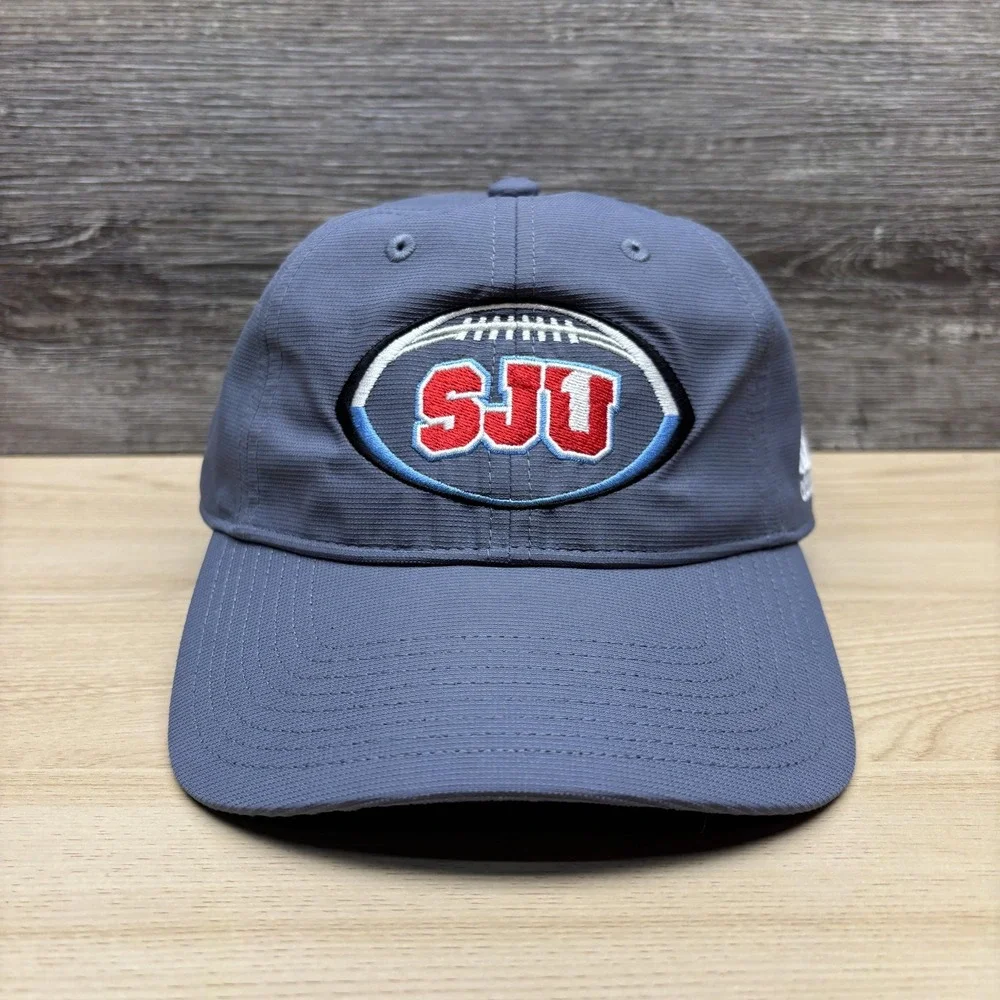 SJU Hat Cap Strap Back Mens‎ One Size Blue NCAA Football College Adidas